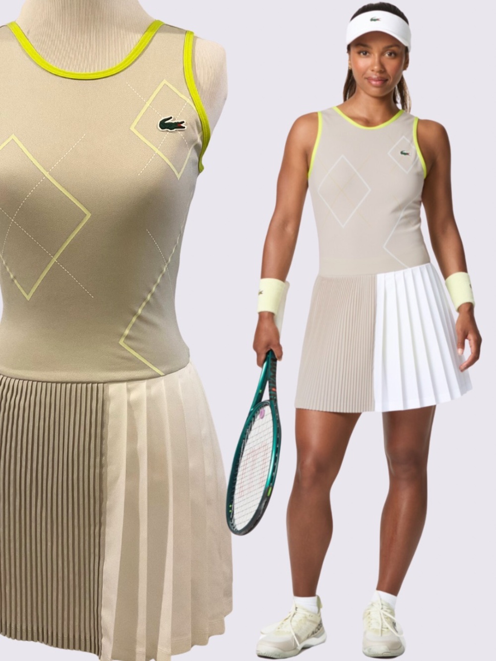 Lacoste Women’s Ultra Dry Tennis Dress Size 32 XXS